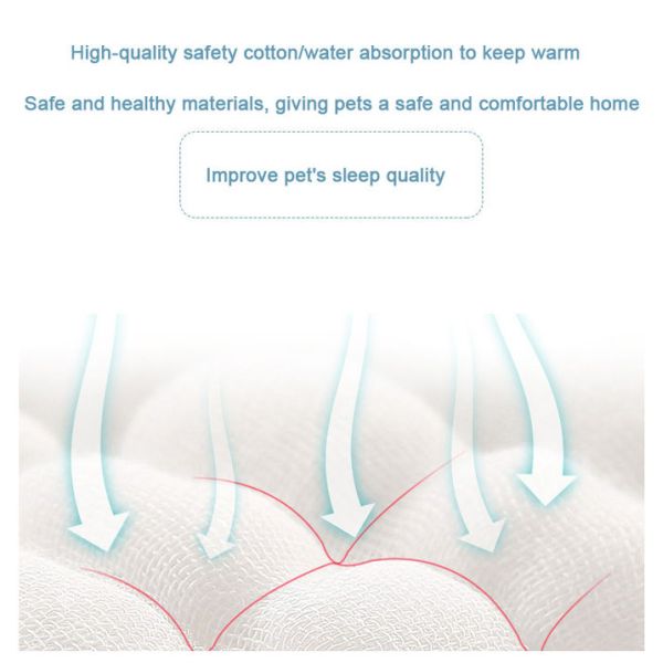Custom Dual Purpose Rectangle Calming Dog Bed Breathable Washable Dog Mattress
