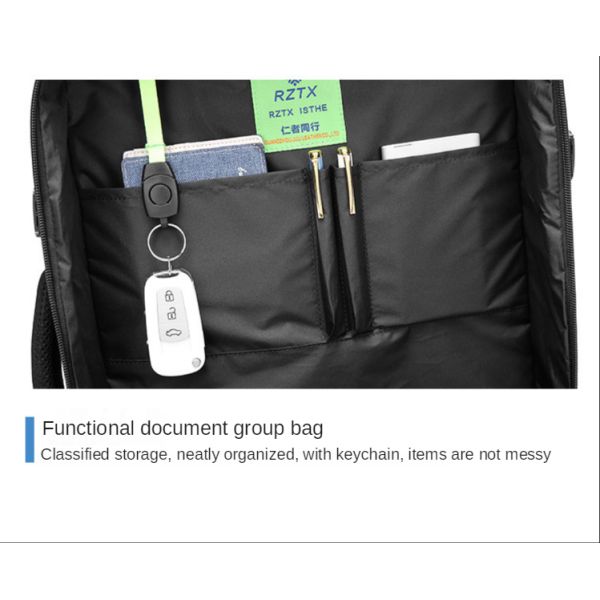 Multifunctional Expansion Boarding Bag Business Laptop Backpack 41*37*15cm