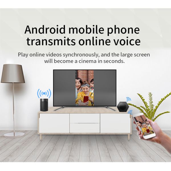 Quickshare L Usb Wireless Screen Mirroring 30Hz For Video Audio Streaming