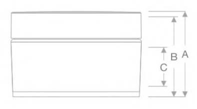 Empty PP/PP PCR Cosmetic Jars GR721D 100ML Flip Cap Whith Scoop