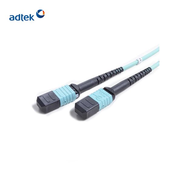 12 Core MPO MTP Patch Cord Trunk Cable PVC / LSZH Trunk Cable Jumper 1.2mm 1.6mm 1.8mm