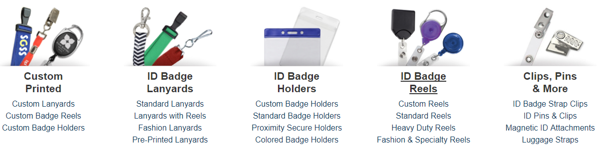 Multi Color Retractable Badge Reel Clip 0.3 - 1.5mm Thickness For ID Card Protection