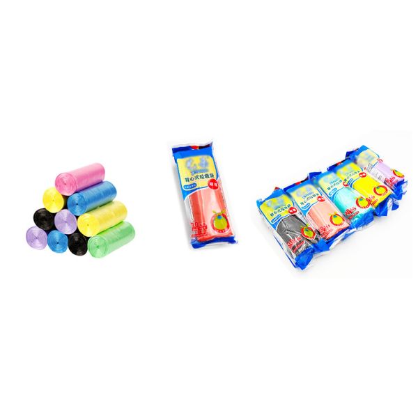 Garbage Plastic Bag Pillow Packaging Machine Automatic Packer 2.5KW