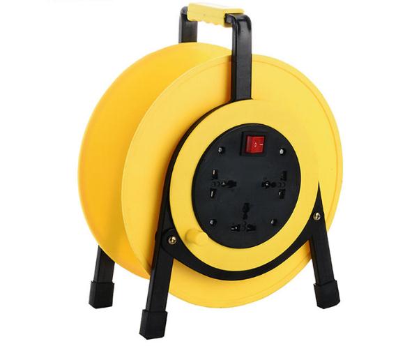 Electric Extension Cable Reel With Socket Outlet Switch