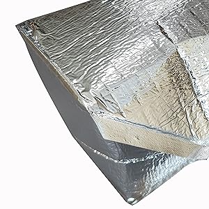 insulated Lunch Bag With Zip Lock & Handle, Reusable Cool & Thermal Bags, Cooler Pouch, Hot & Cold, Ideal For Sandwich