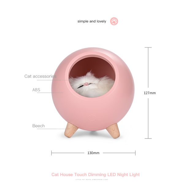 Atmosphere Touch Induction Dimming Children Table Lamp USB Charging Cartoon LED Battery Lighting and Circuitry Design Room EMC