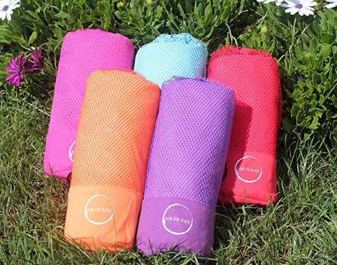 Outdoor Sports Microfiber Suede Towel 80% Polyester 20% Polyamide Transfer Print