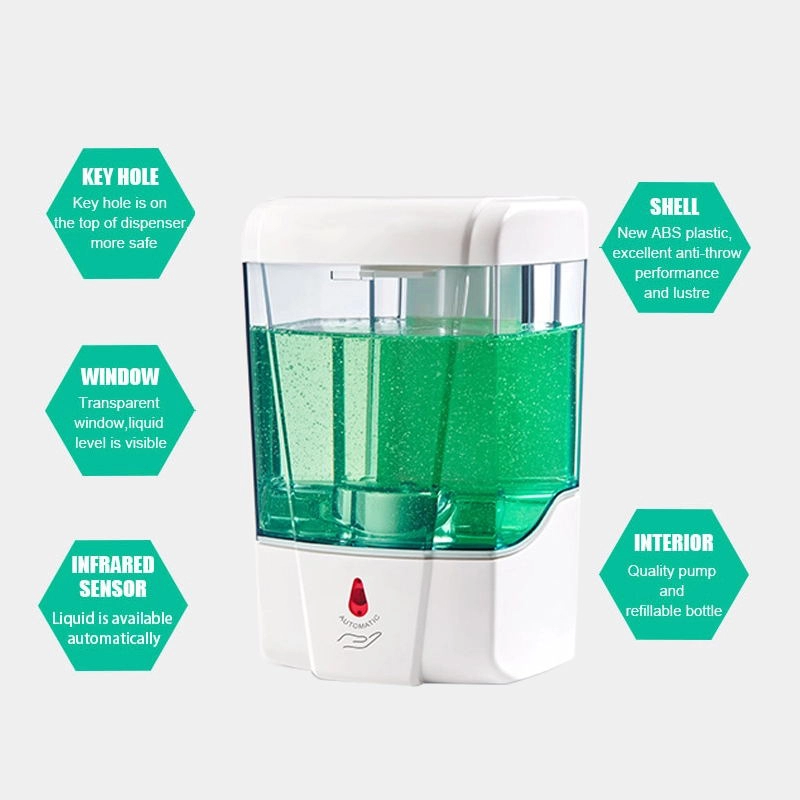 Hot sale Wall Mounted plastic Luxury Foam Soap Dispenser Touchless Hand Dispenser For Public Use