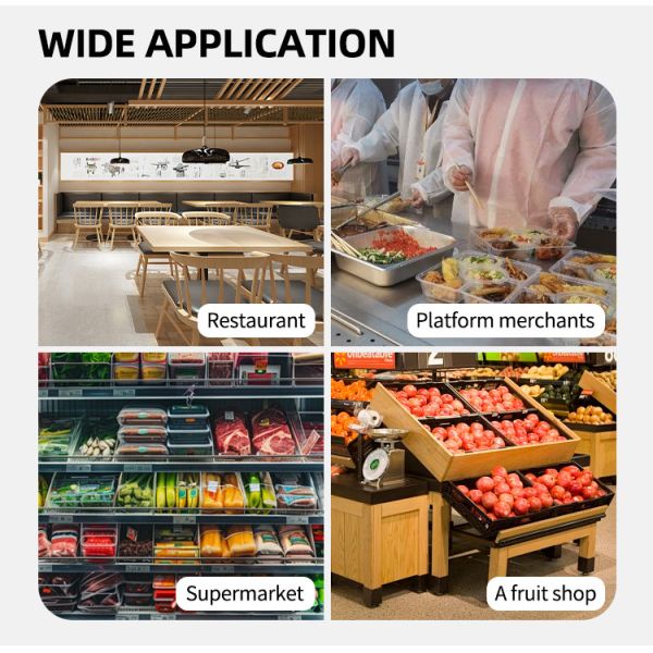 PP Disposable Food Container With Lid Stackable Take Out Box Microwave