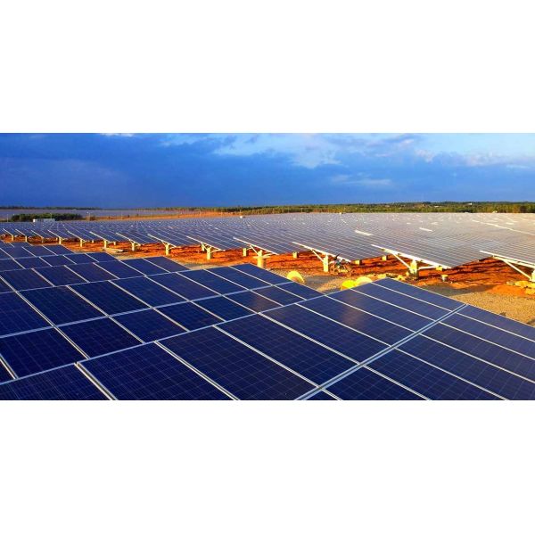 Steel Solar Panel Ground Mounting Systems Bracket Photovoltaic 1.4KN/m2 Max Snow Load