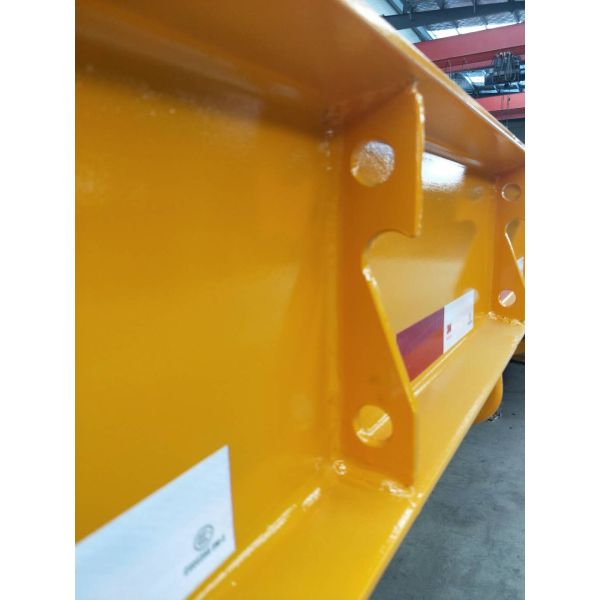 60T Max Payload Steel 2 Axles Lowboy Flatbed Semi Trailer for Long Distance Transport