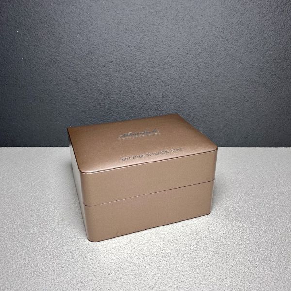 Custom Logo High Quality Luxury Pearl Paper Sigle Watch Gift Paper packaging Box