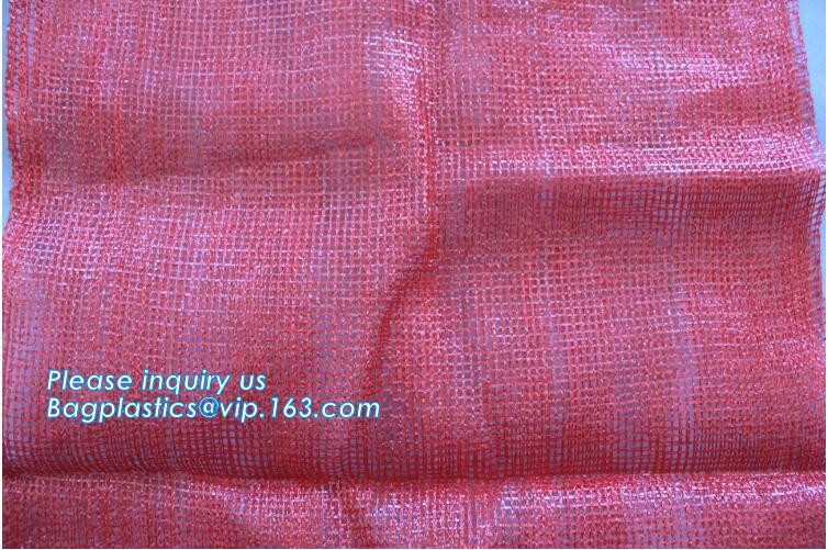 Eco-friendly FDA Certificate Plastic Vegetable Pack Raschel Mesh Bag,pe raschel net bag&pp raschel mesh bag