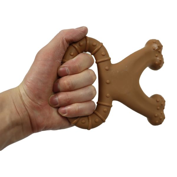 Tough Indestructible Quiet Durable Squeaky Dog Toys For Small Dogs Interactive Two Headed Bone Teeth Cleaning