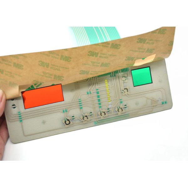 Non Tactile Flat Metal Dome Membrane Switch Company With Transparency Display Window