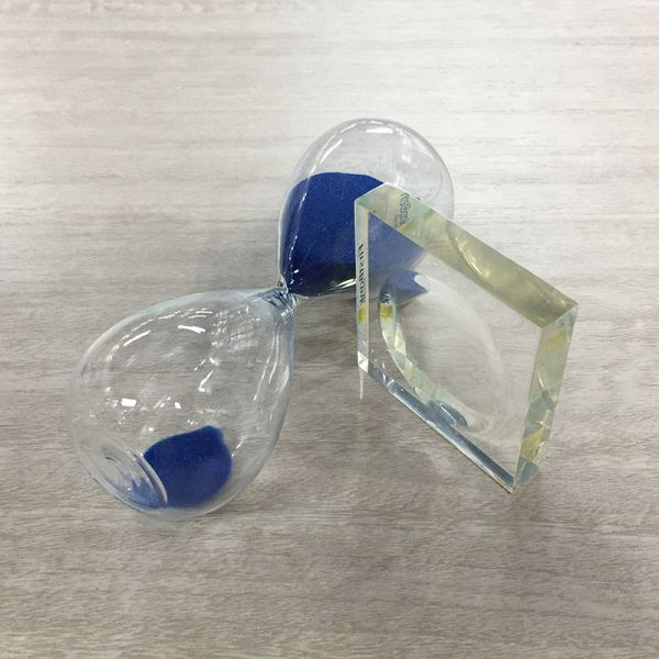 1-15 Minute Glass Hourglass Customized Egg Timer Hour Glass