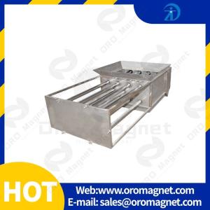 China Round Mounting Permanent Magnetic Separator Stainess Steel Magnetic Cabinet wholesale