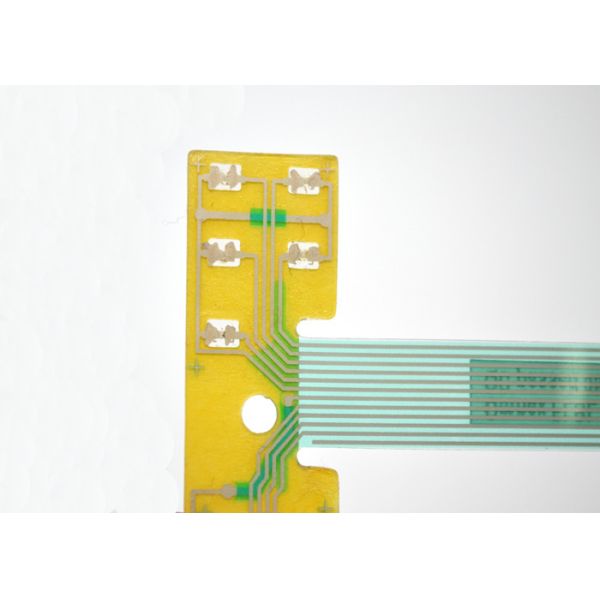 Small Size LED Membrane Switch With Metal Dome For Ventilation System