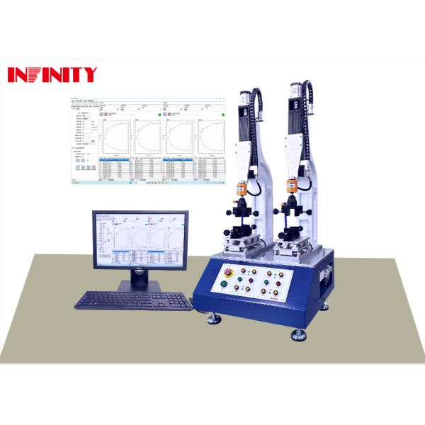 Connector Insertion And Extraction Force Testing Machine High Precision Two Station Plug And Pull Force Testing