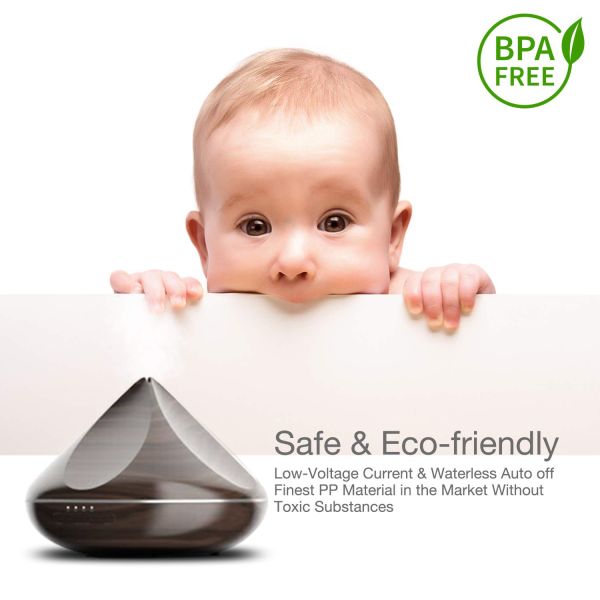 300ml Ultrasonic Essential Oil Aroma Diffuser With Timer