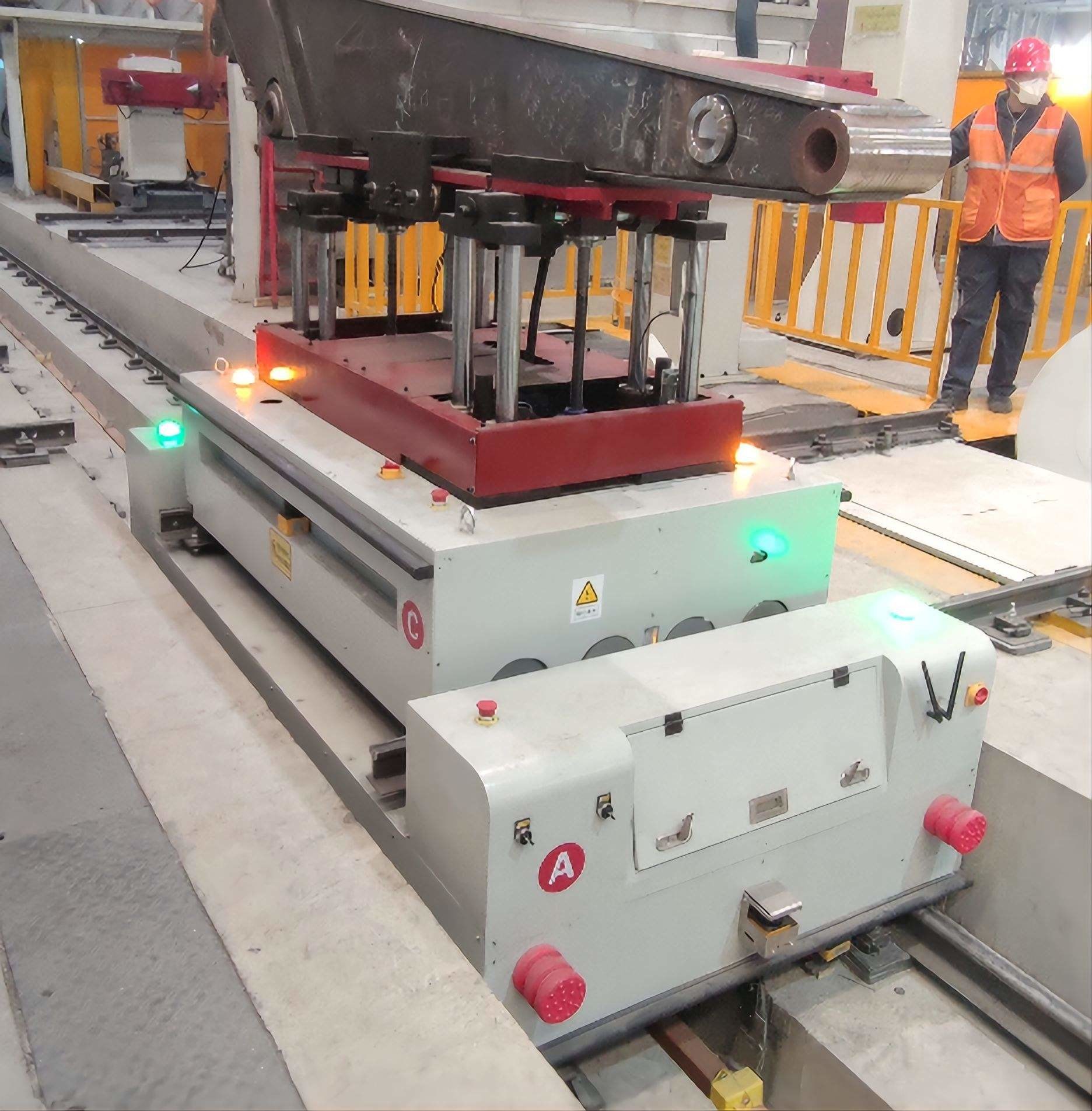China Automatic Control Battery Powered Transfer Carts With Obstacle Avoidance wholesale