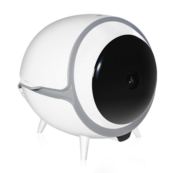 Plastic Automatic Pet Litter Box Wifi Touch Control Anti Leakage Design