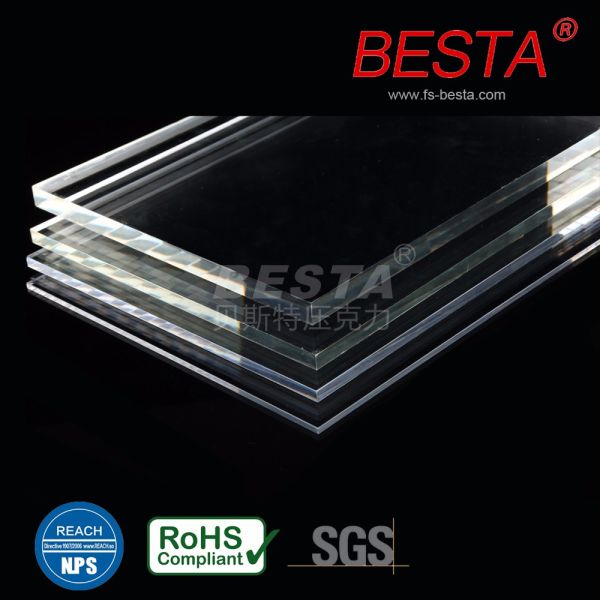 PMMA 4x8 Clear Acrylic Sheet 4mm Frosted Acrylic Board Abrasion Proof