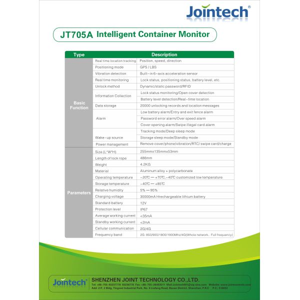 IP68 4G Cold Chain Temperature Monitoring Devices Wireless