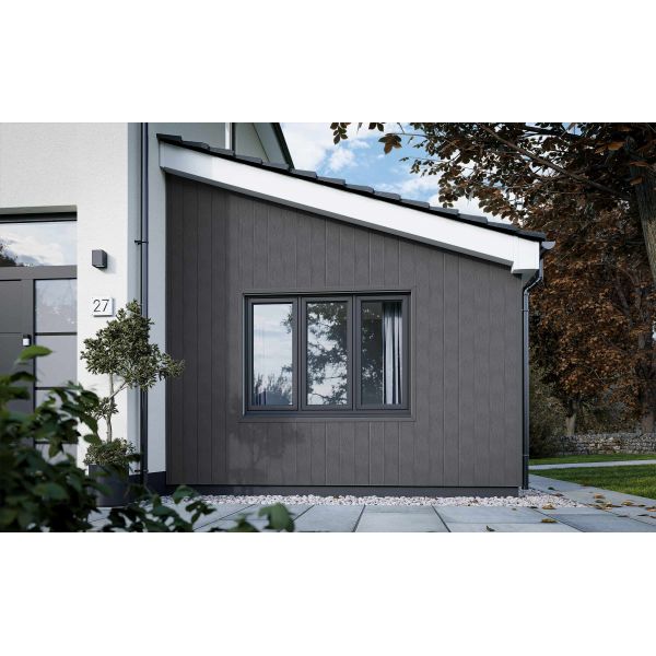 Waterproof No Crack Classic Wall Cladding 148 X 21 Wood Plastic Composite Wall Cladding