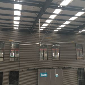 High Efficiency Hvls Industrial Ceiling Fans Ventilation Facility