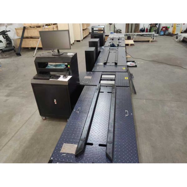 2 wheels motorcycles Centralized testing line brake roller tester axle load speedometer clamping wheel alignment headlight tester n