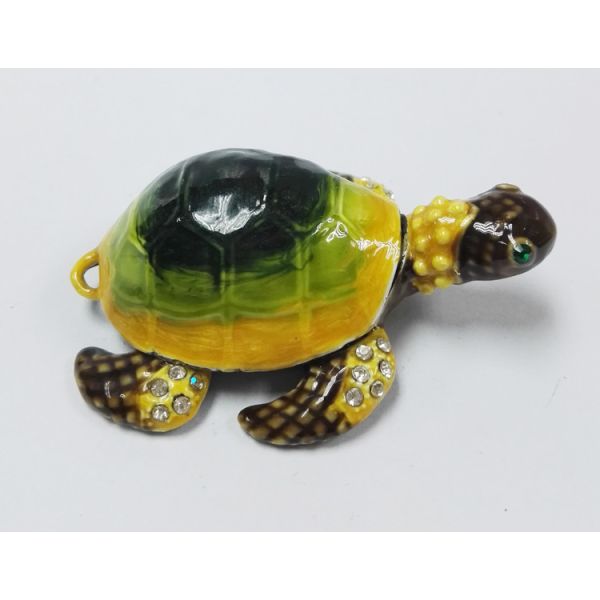 New coming style turtle shaped crystal trinket box turtle trinket box turtlejewelry box