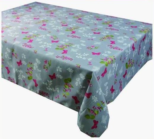 China Fruit Vegetable Printed 100%Polyester Table Cloth Waterproof wholesale