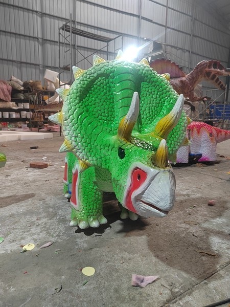 Animatronic Dino Scooter Amusement Riding Toy For Funfair
