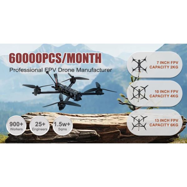 5.8G FPV Drone Accessories 2.5W VTX with 40 Channels Output Power Video Transmission Plastic Material