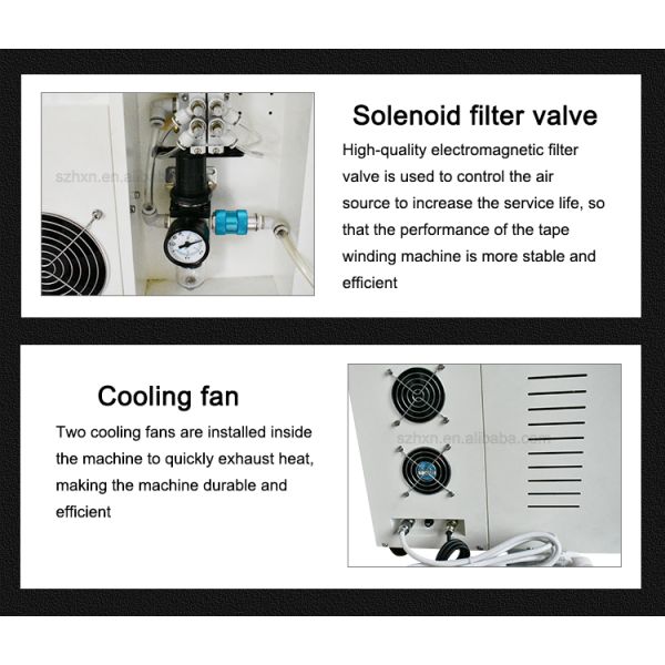 Multifunctional Tape Width 15-45mm Electric Wire Continuous PVC Tape Winding Machine