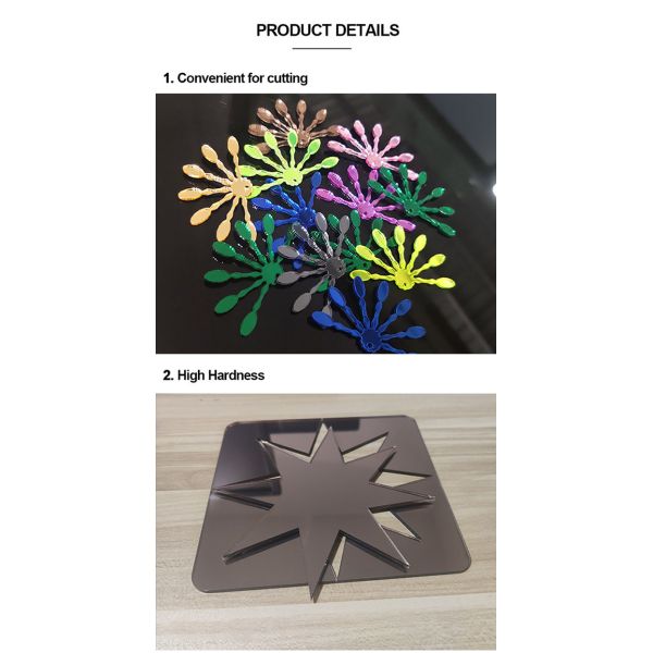 Iridescent 3mm 1220*2440mm Acrylic Mirror Sheet