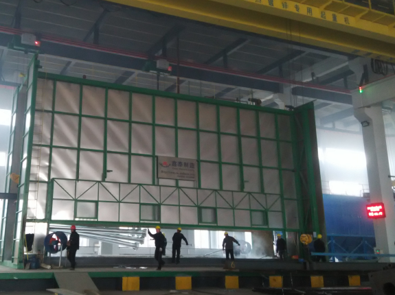 7.0x1.2x2.2m Zinc Tank Hot Dip Galvanizing Equipment With Environmental Protection System