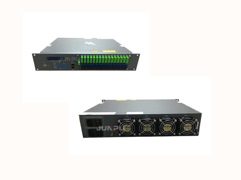 China 20dbm 1550nm Catv Amplifier , Wdm Edfa Optical Amplifier 32 Ports For GPON / EPON wholesale