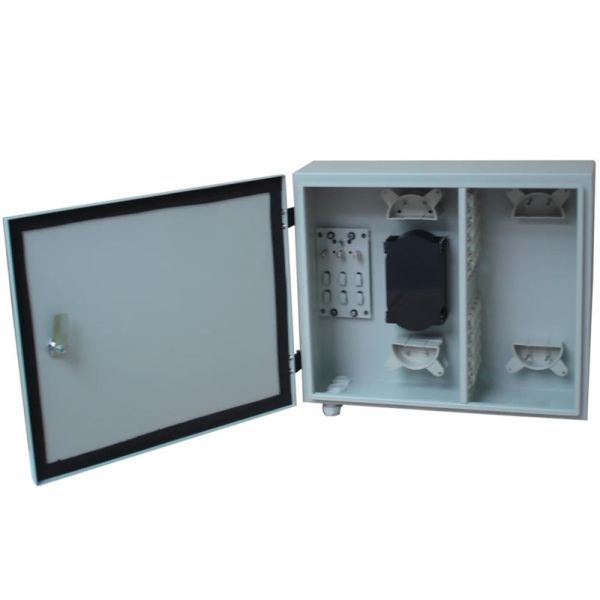 48F Wall Mount Fiber Enclosure IP65 ODF Outdoor Optic Distribution Box 48 Port