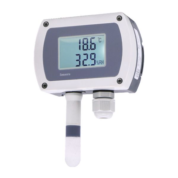 IP65 Greenhouse Temperature Humidity Sensor Track Installation RS485