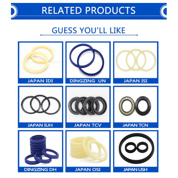 Working Met Hydraulic Oil Dust Wiper Seal with and Surface Speed≤2m/s