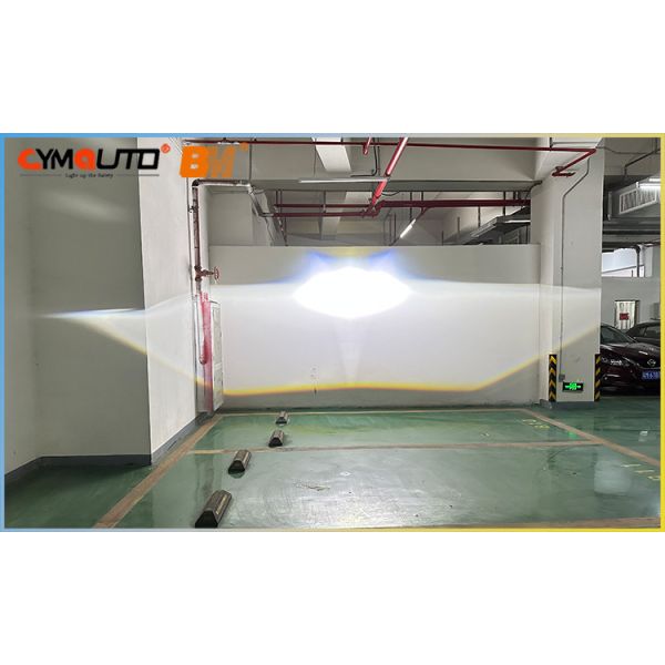 60w / 70w Car LED Light Headlight Bulb Dustproof Bi Laser Projector Lens