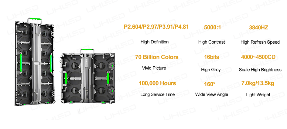 Full Color P3.91 Stage LED Display Screen Portable Rental LED Video Wall Panel for Stage Advertising