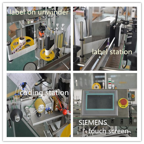 Glassine Paper Carton Labeling Machine Self Adhesive Sticker Labeling Machine