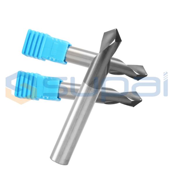 Durable 2 Flute Carbide End Mill 50mm Altin / TiAln / Tisin Coating