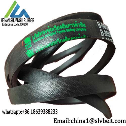 Type B Wrapped Rubber V Belts Length 306''-316'' For Drive Transmission Machine
