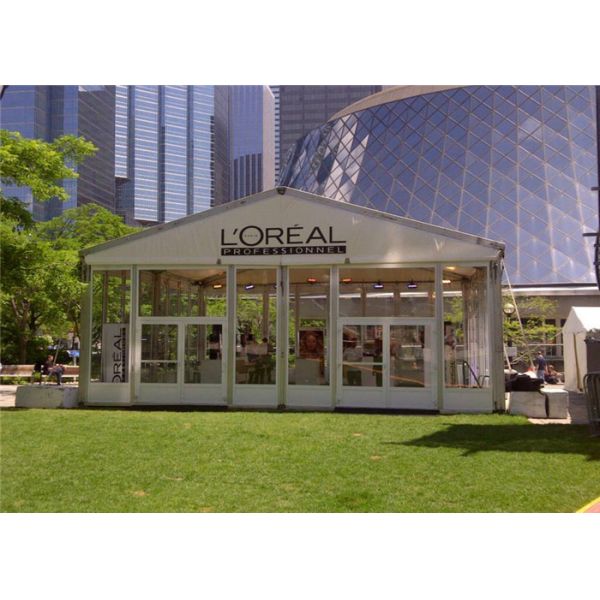 Durable Great Peak Clear Wedding Tents Wind Resistant Environmentally