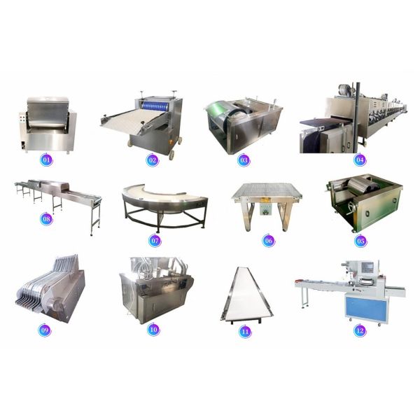 Fully Automatic Biscuit Processing Line 500kg/H A To Z Soft Biscuit Production Line