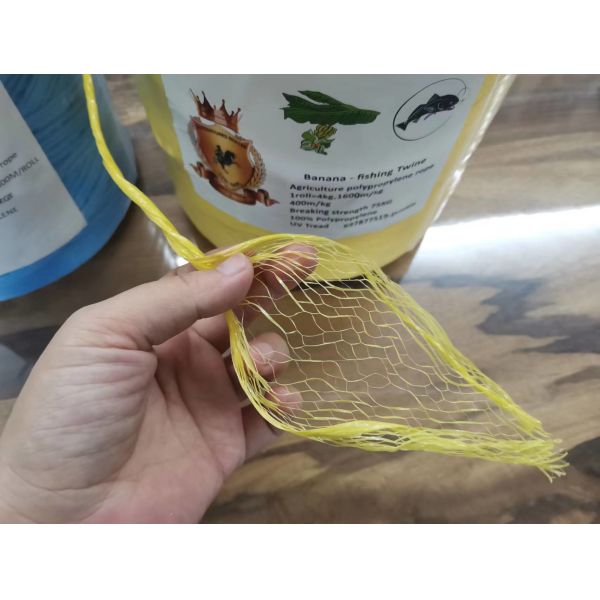 UV Stabilisation Polypropylene Banana Twine , 2.5g/M 1600m/Roll Agricultural Twine